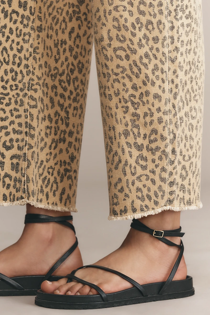 LE JEAN Nomad High-Rise Tapered Ankle Jeans
