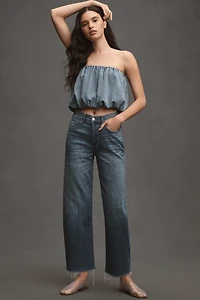 LE JEAN Nomad High-Rise Tapered Ankle Jeans