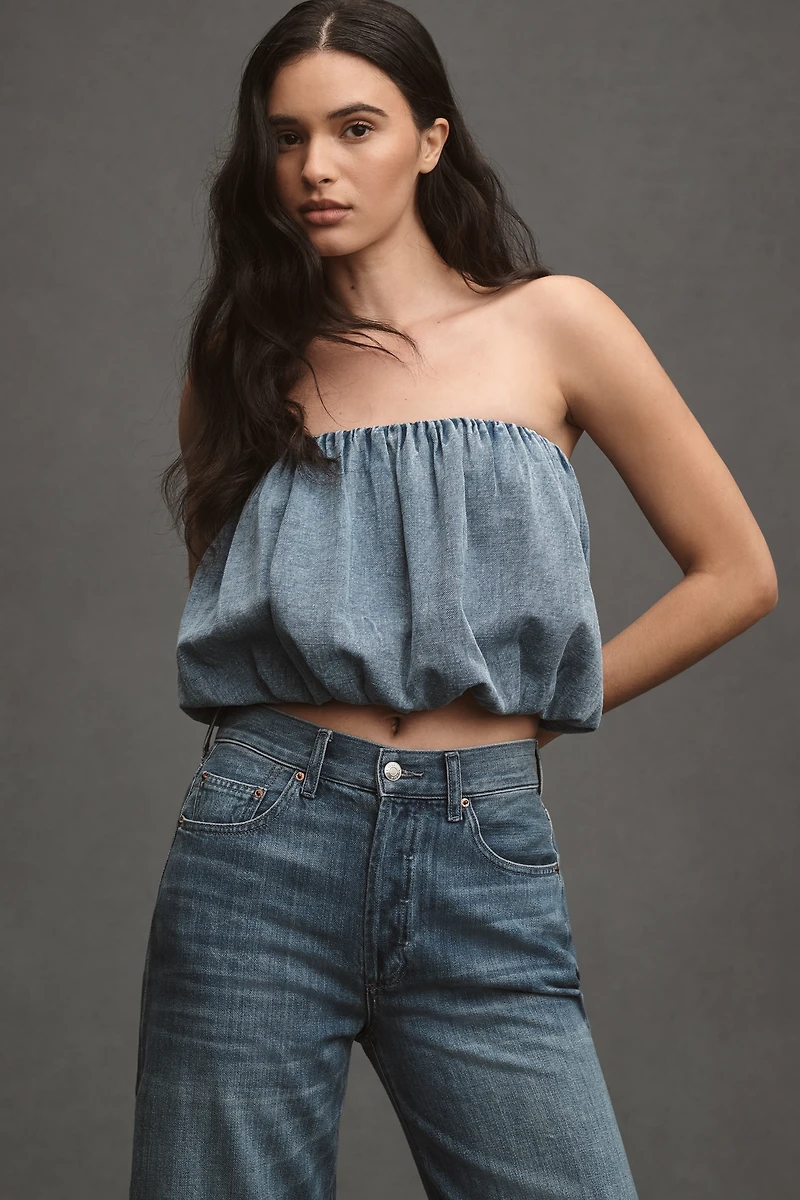 LE JEAN Nomad High-Rise Tapered Ankle Jeans