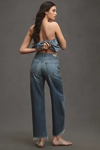 LE JEAN Nomad High-Rise Tapered Ankle Jeans