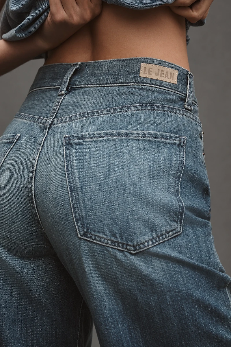 LE JEAN Nomad High-Rise Tapered Ankle Jeans