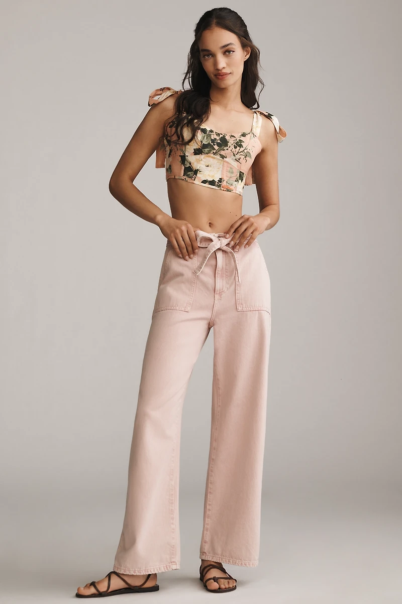 LE JEAN Rory High-Rise Relaxed Barrel Jeans