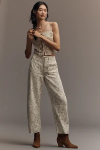 LE JEAN Utility High-Rise Soft Barrel Jeans
