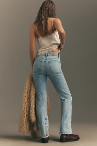 LE JEAN Diamond 90s High Rise Straight Jeans