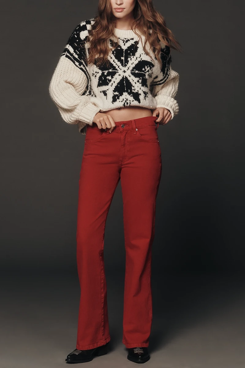 LE JEAN High-Rise Cowboy Bootleg Jeans