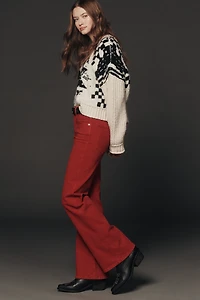 LE JEAN High-Rise Cowboy Bootleg Jeans