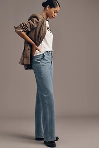 LE JEAN Sydney High-Rise Wide-Leg Trouser Jeans