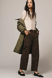 LE JEAN Utility Mid-Rise Soft Barrel Jeans