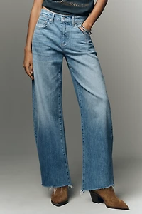 LE JEAN Nomad Mid-Rise Tapered Jeans