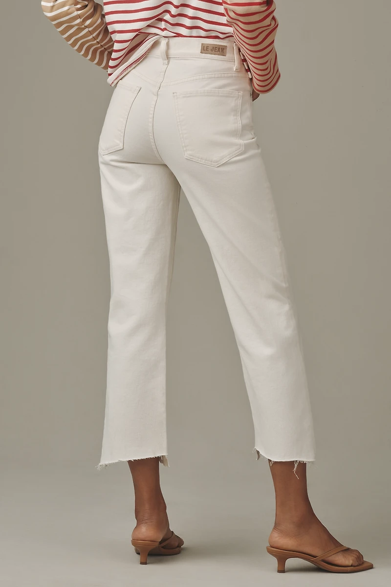 LE JEAN Reworked 90s High-Rise Straight-Leg Jeans