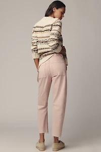 LE JEAN Utility Soft Mid-Rise Barrel Jeans