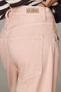 LE JEAN Luna High-Rise Relaxed Wide-Leg Jeans