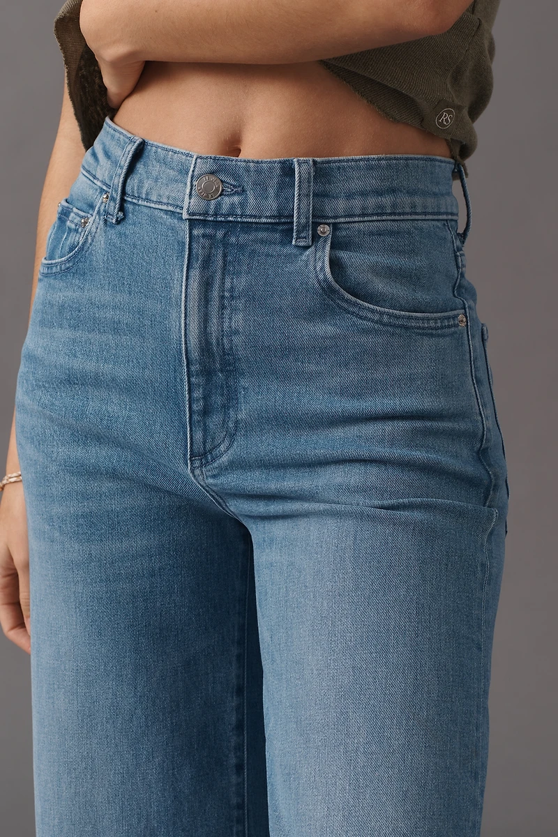 LE JEAN Petite Column Raw-Hem Jeans
