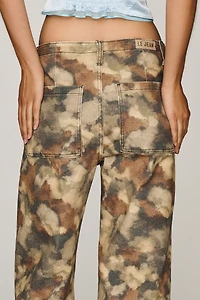 LE JEAN Utility Mid-Rise Soft Barrel Jeans