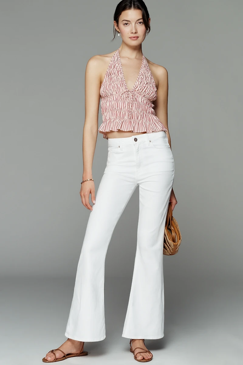 Hudson Holly Petite High-Rise Flared Jeans