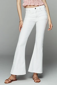 Hudson Holly Petite High-Rise Flared Jeans