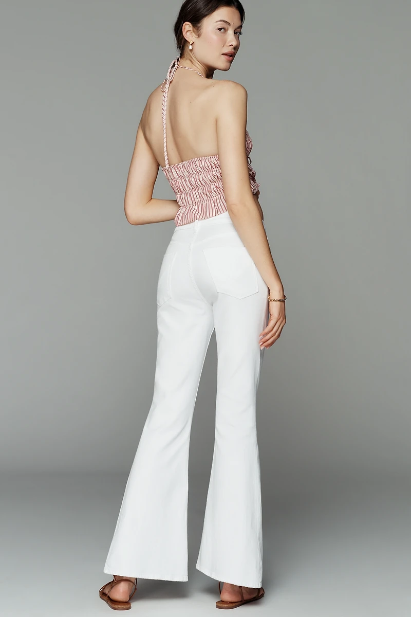 Hudson Holly Petite High-Rise Flared Jeans