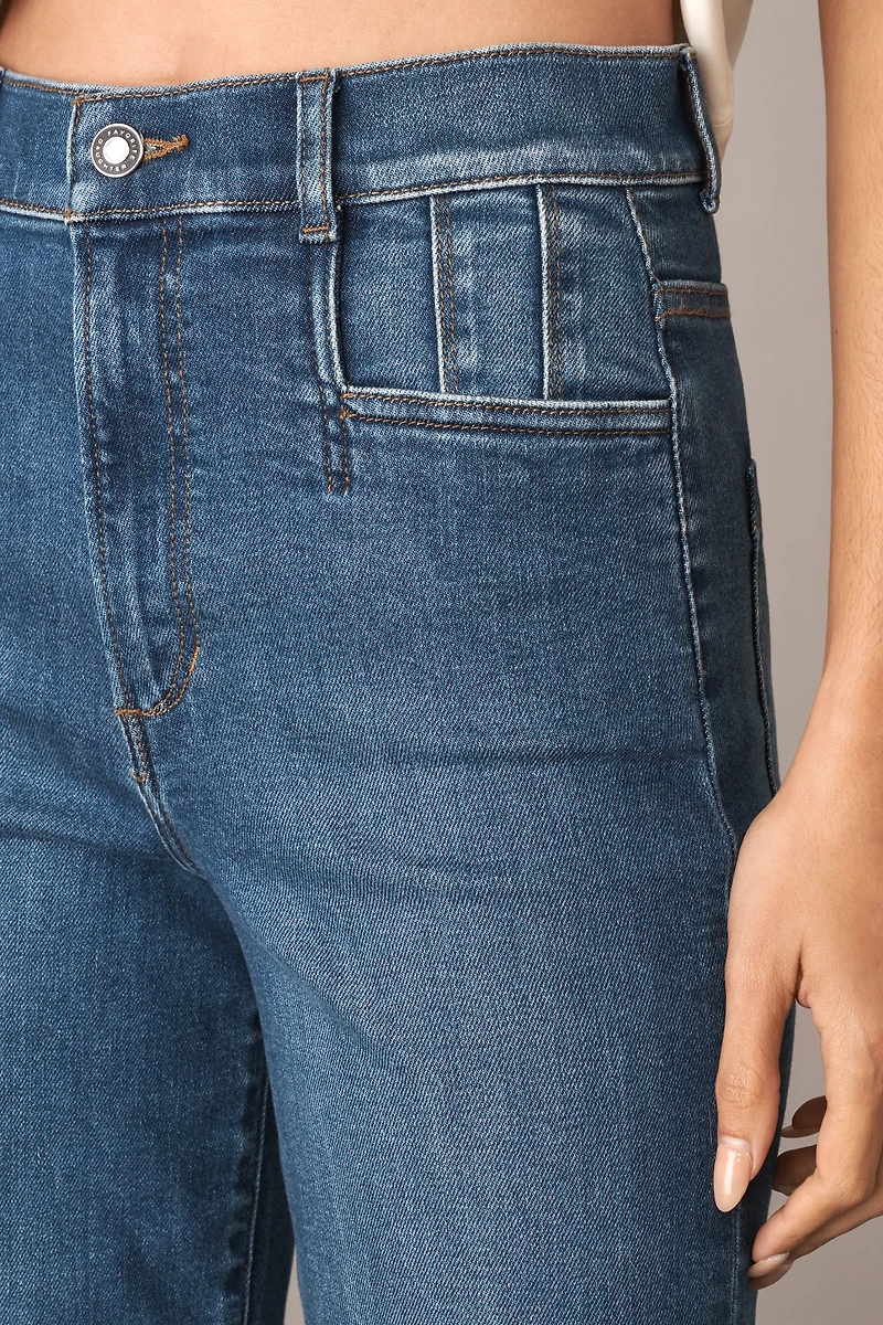 Favorite Daughter The Jordie Wide-Leg Super High-Rise Jeans