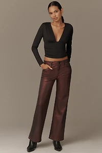 Hudson Rosie High-Rise Wide-Leg Jeans
