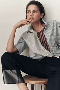 Hudson Rosie Mid-Rise Wide-Leg Jeans