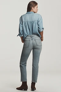 Hudson Remi High-Rise Straight-Leg Ankle Jeans