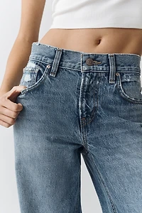 Hudson Rylee Low-Rise Loose Wide-Leg Jeans