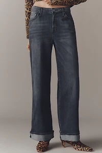 Fidelity Denim Ziggy High-Rise Wide-Leg Jeans