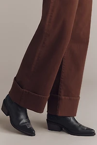 Fidelity Denim Kelli High-Rise Wide-Leg Jeans