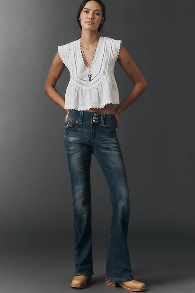 True Religion Joey Mid-Rise Flare Jeans