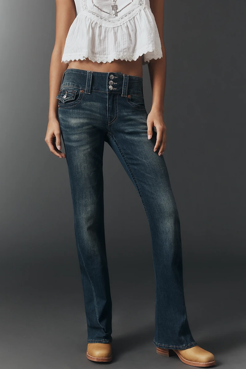 True Religion Joey Mid-Rise Flare Jeans