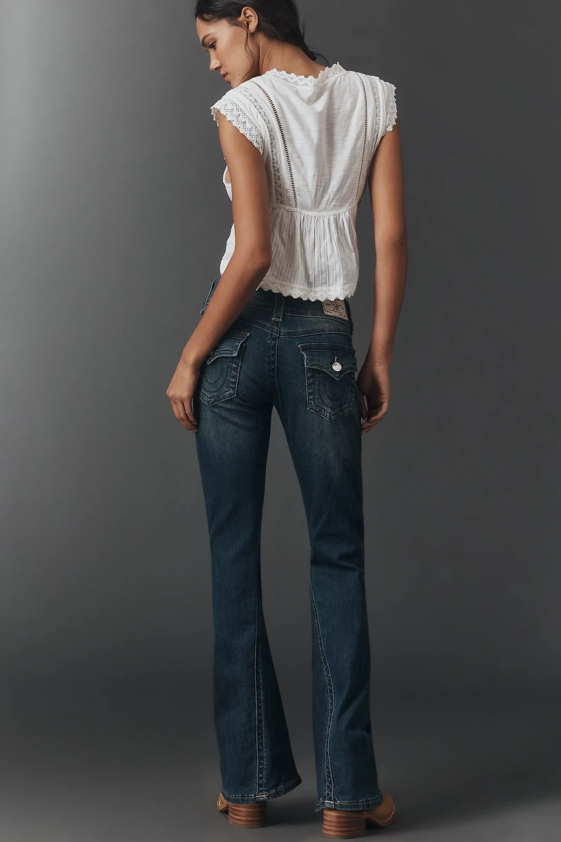 True Religion Joey Mid-Rise Flare Jeans
