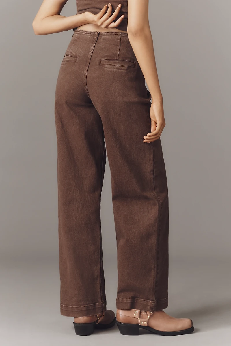 SOVERE Zyra Mid-Rise Wide-Leg Jeans