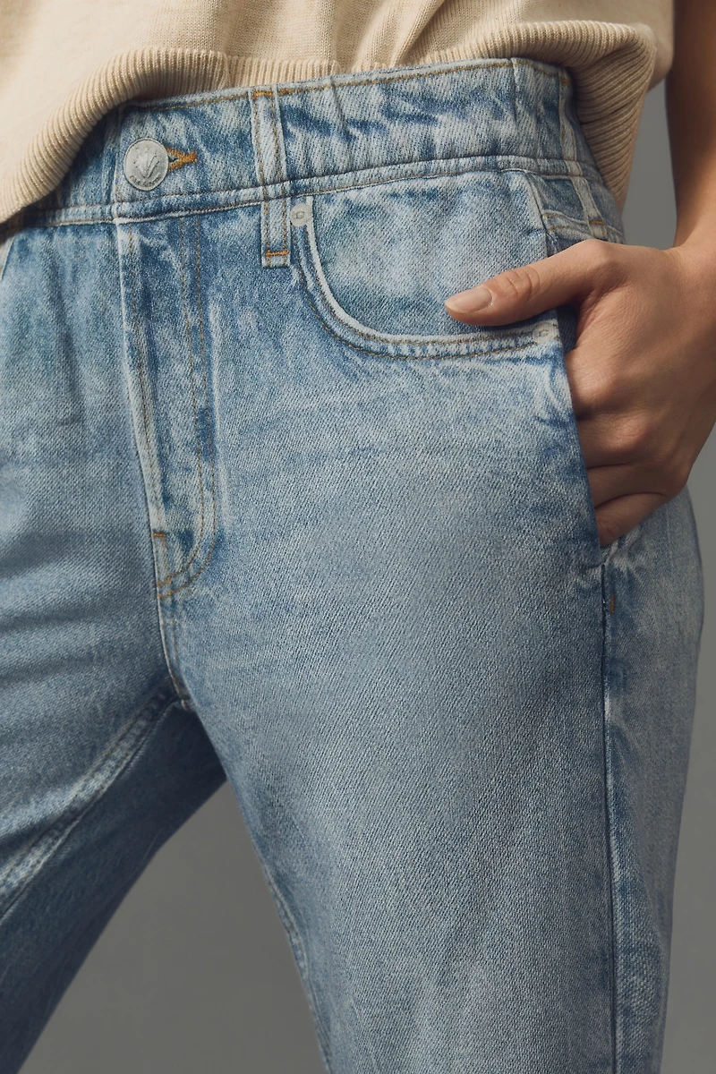 rag & bone Miramar Mid-Rise Denim-Knit Jogger Pants