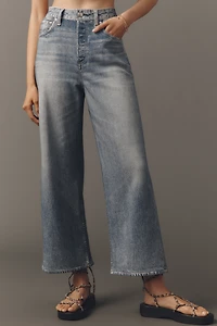 rag & bone Miramar Andi High-Rise Crop Wide-Leg Jeans