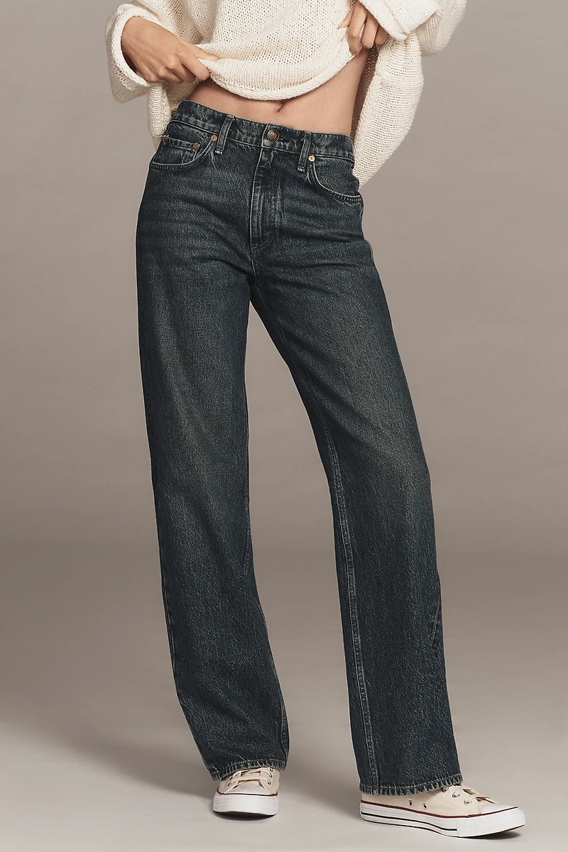 rag & bone Shea High-Rise Relaxed Straight-Leg Jeans