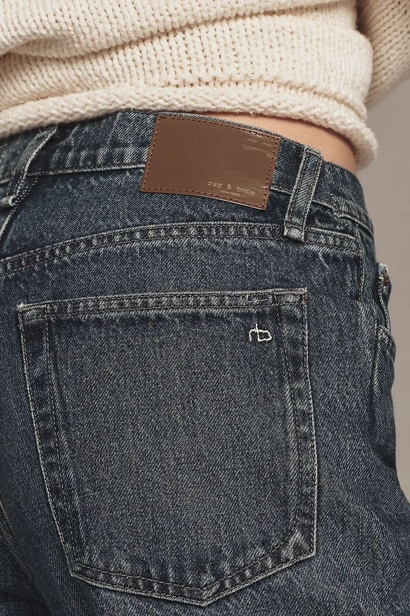 rag & bone Shea High-Rise Relaxed Straight-Leg Jeans