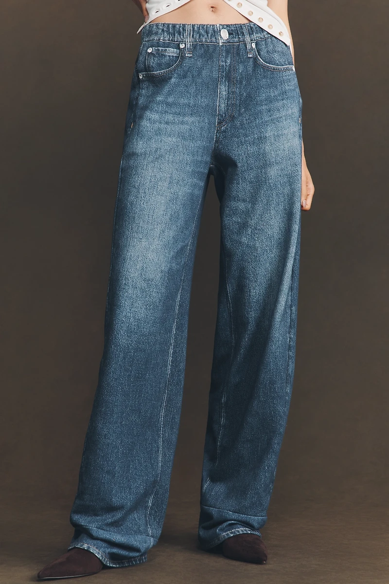 rag & bone Miramar High-Rise Wide-Leg Jeans
