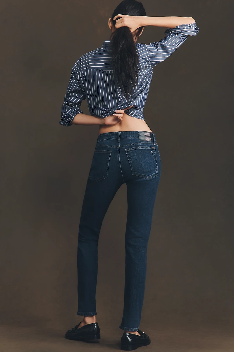 rag & bone Dre Low-Rise Slim Boyfriend Jeans