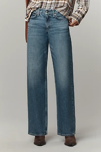 rag & bone Saige Low-Rise Relaxed Straight-Leg Jeans