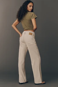 rag & bone Saige Featherweight Low-Rise Wide Leg Jeans