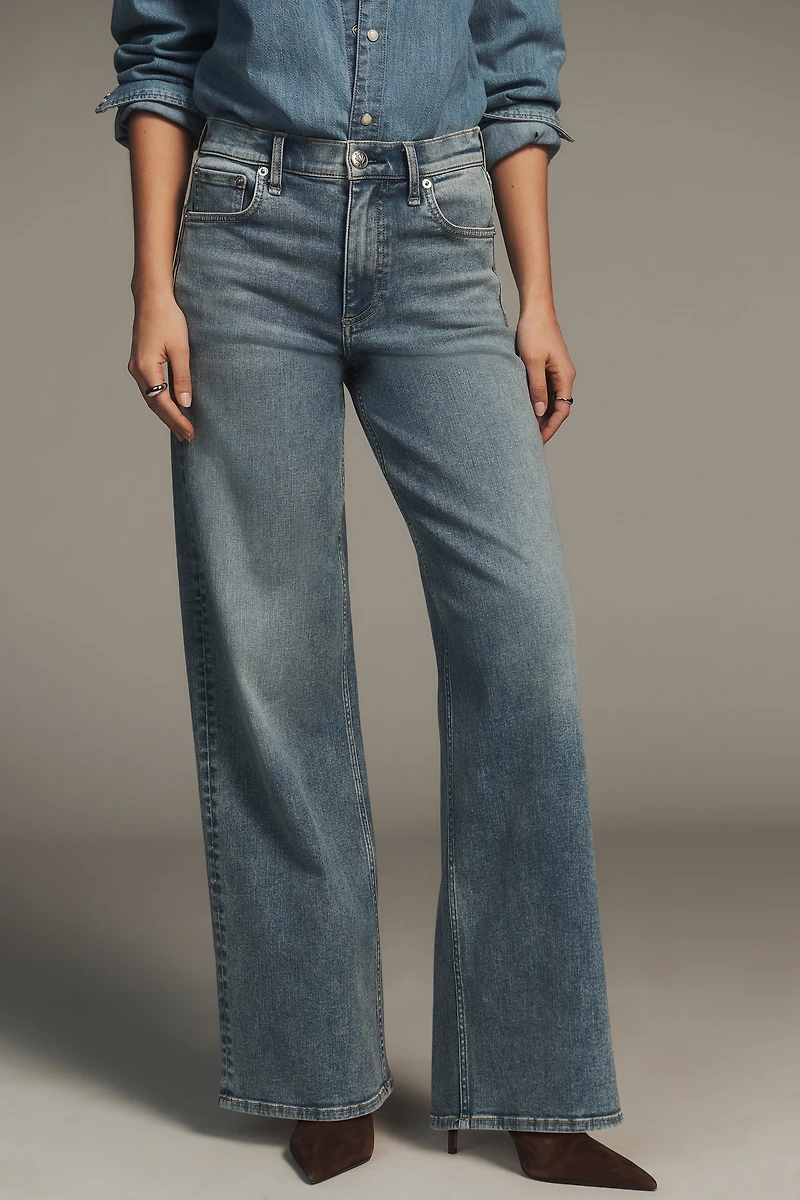 rag & bone Flexi Andi High-Rise Wide-Leg Jeans