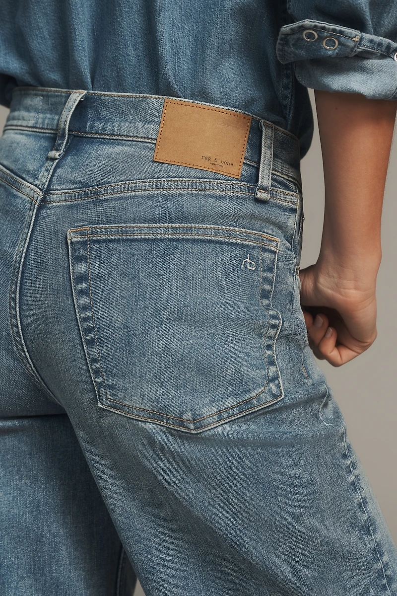 rag & bone Flexi Andi High-Rise Wide-Leg Jeans