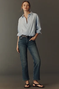 rag & bone Harlow Low-Rise Straight-Leg Jeans