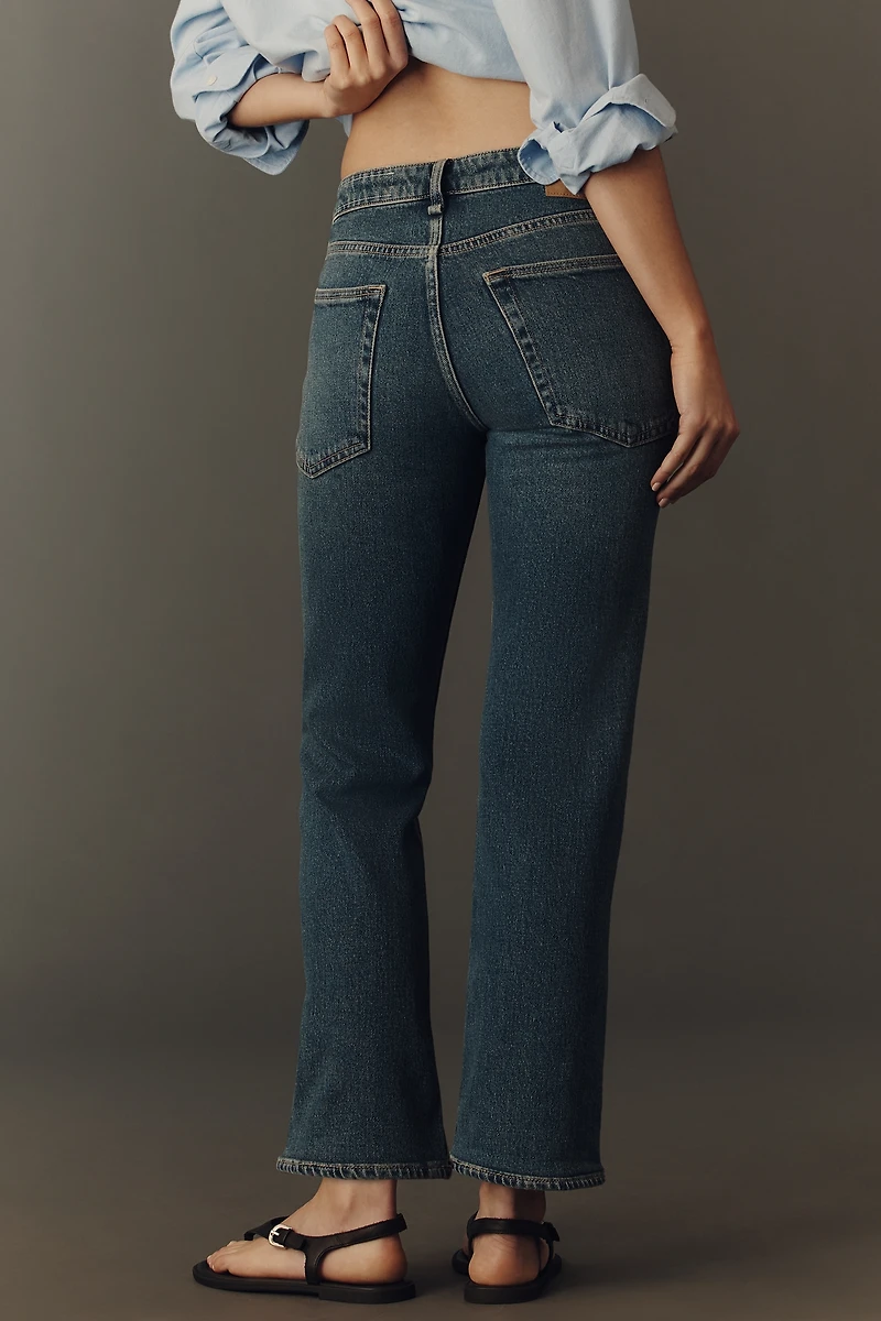 rag & bone Harlow Low-Rise Straight-Leg Jeans