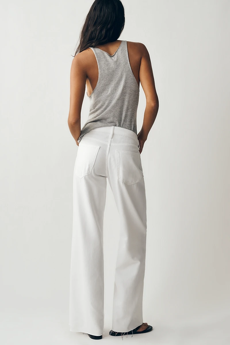 rag & bone Saige Low-Rise Wide Leg Jeans