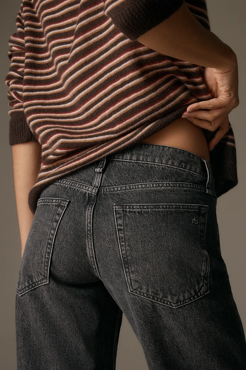 rag & bone Saige Low-Rise Straight-Leg Jeans