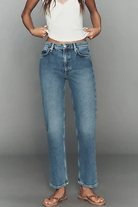 rag & bone Harlow Ankle Low-Rise Straight-Leg Jeans