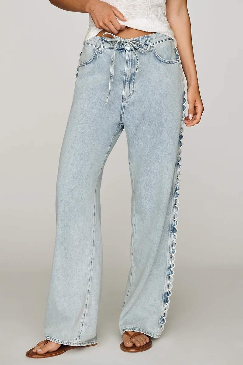 rag & bone Phoebe High-Rise Wide-Leg Jeans