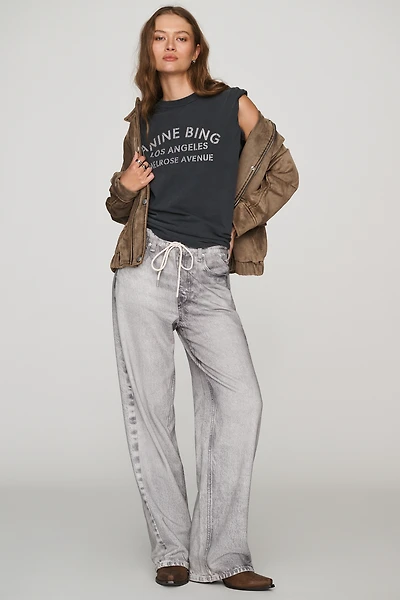 rag & bone Miramar High-Rise Wide-Leg Jeans