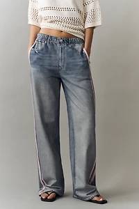 rag & bone Miramar Terry High Rise Wide Leg Jeans